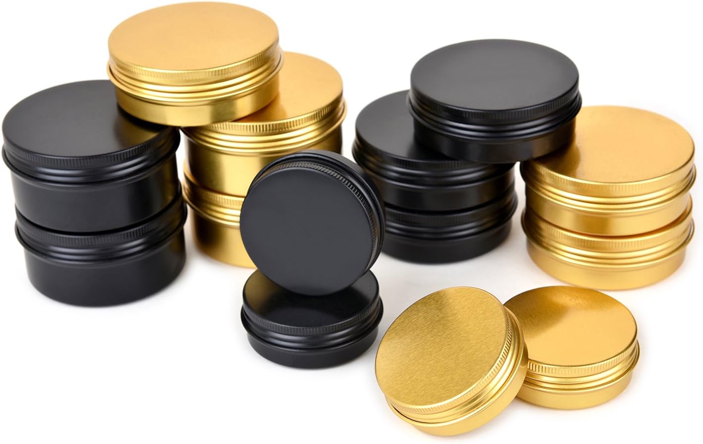 Premium 3 oz Aluminum Tins Set - Travel Size