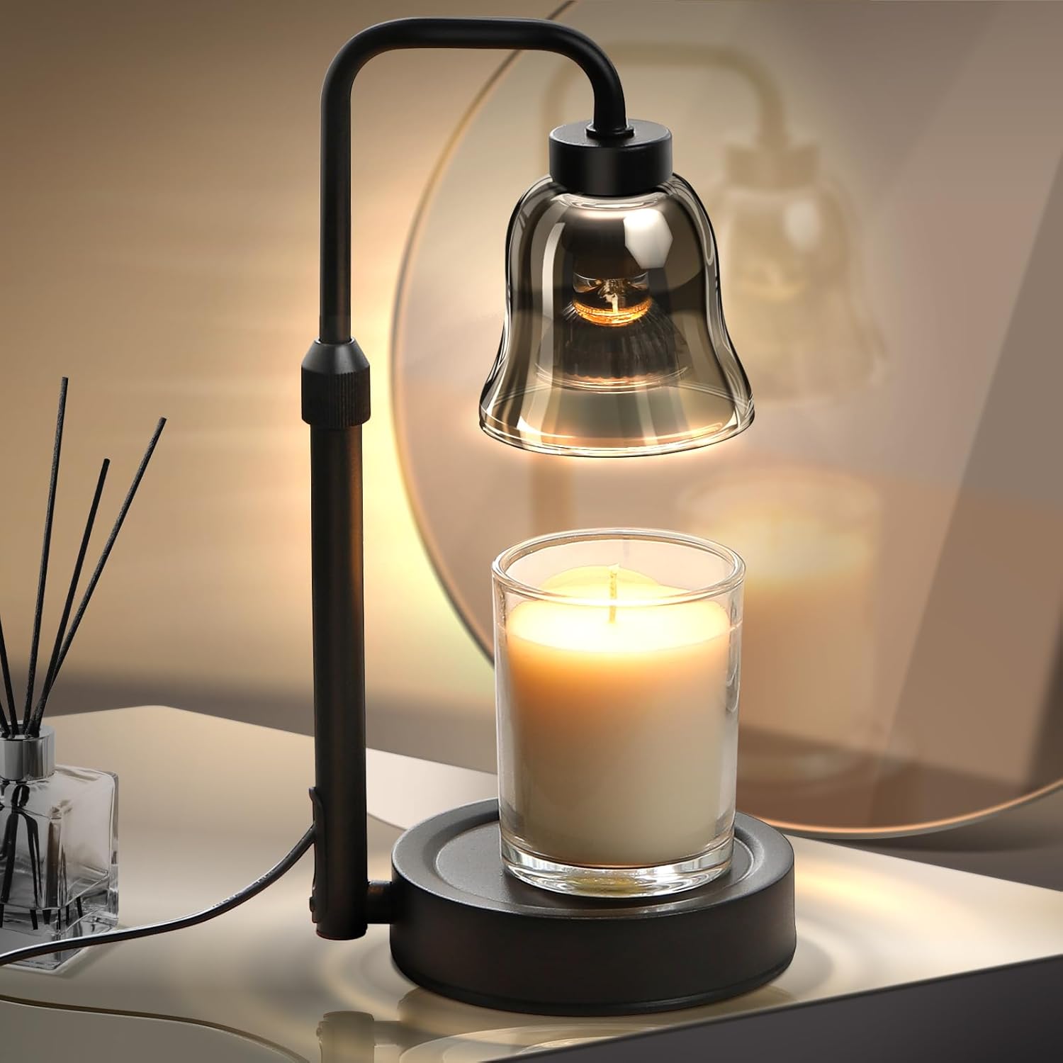 Candle Warmer Lamp with Timer - Safe Comfortable Home Decor