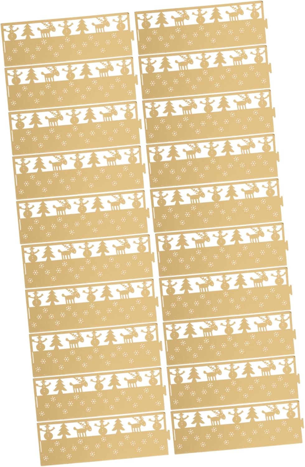 Snowflake Candle Lampshade 50 Pack for Xmas Winter Decor