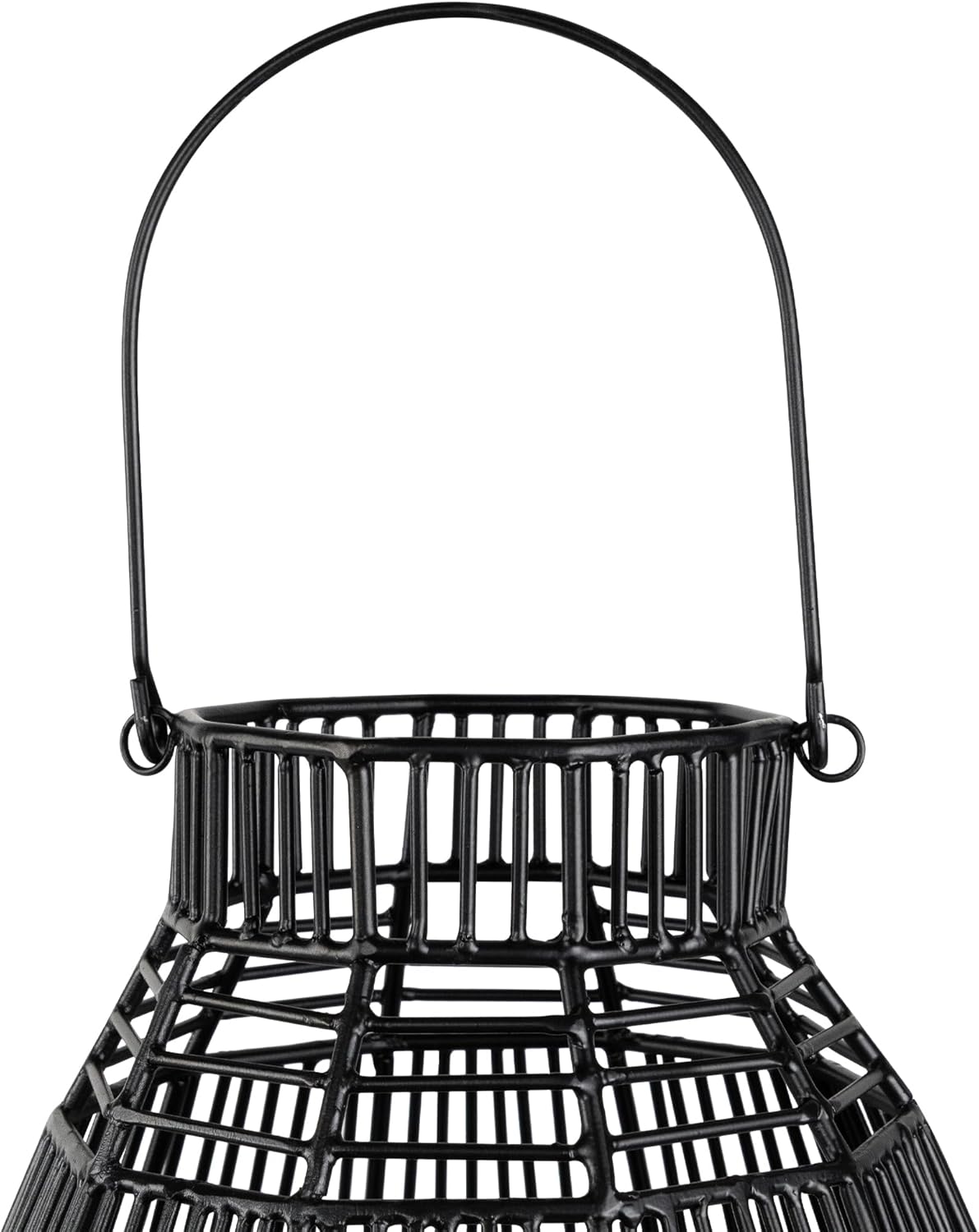 Charming Black Hurricane Candle Lantern