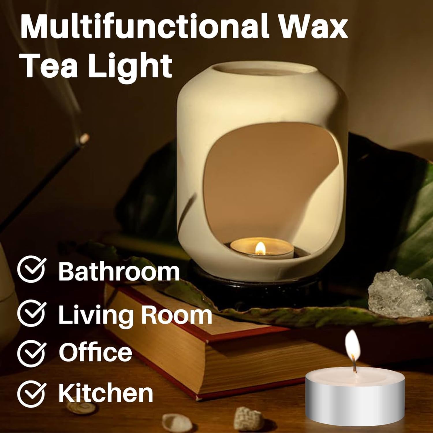 Mini Tea Lights for Home Pool and More