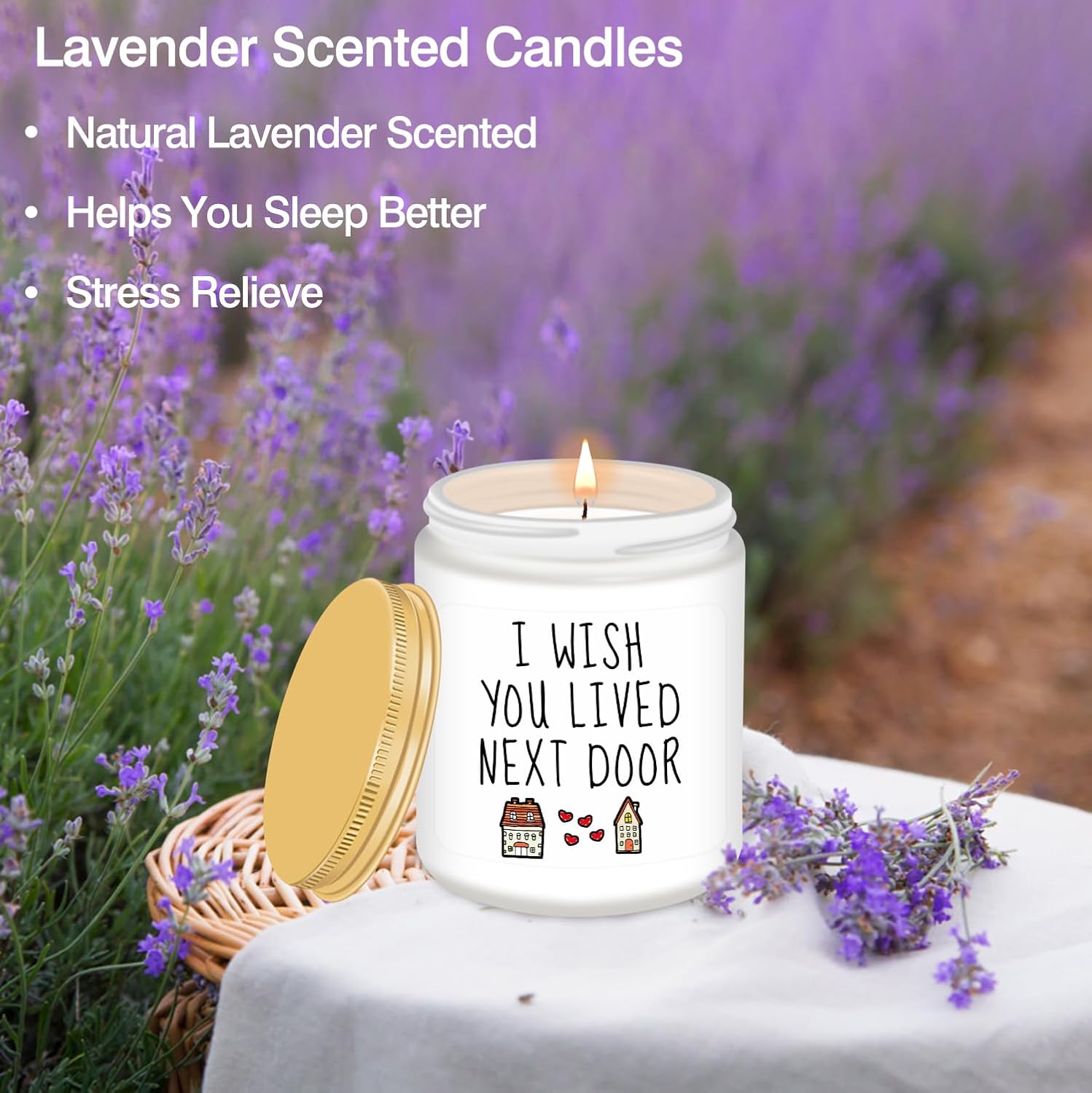 Homsolver Jar Candle Aromatherapy Candle for Women