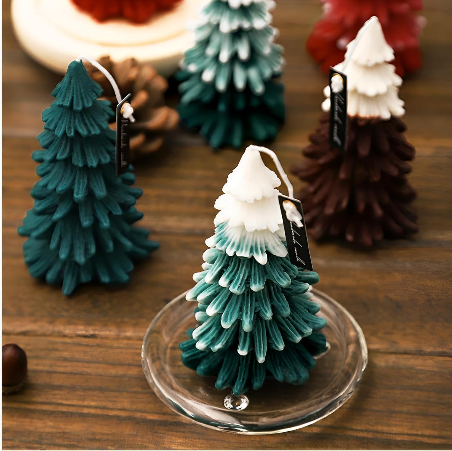 Peace Tree Pillar Candle