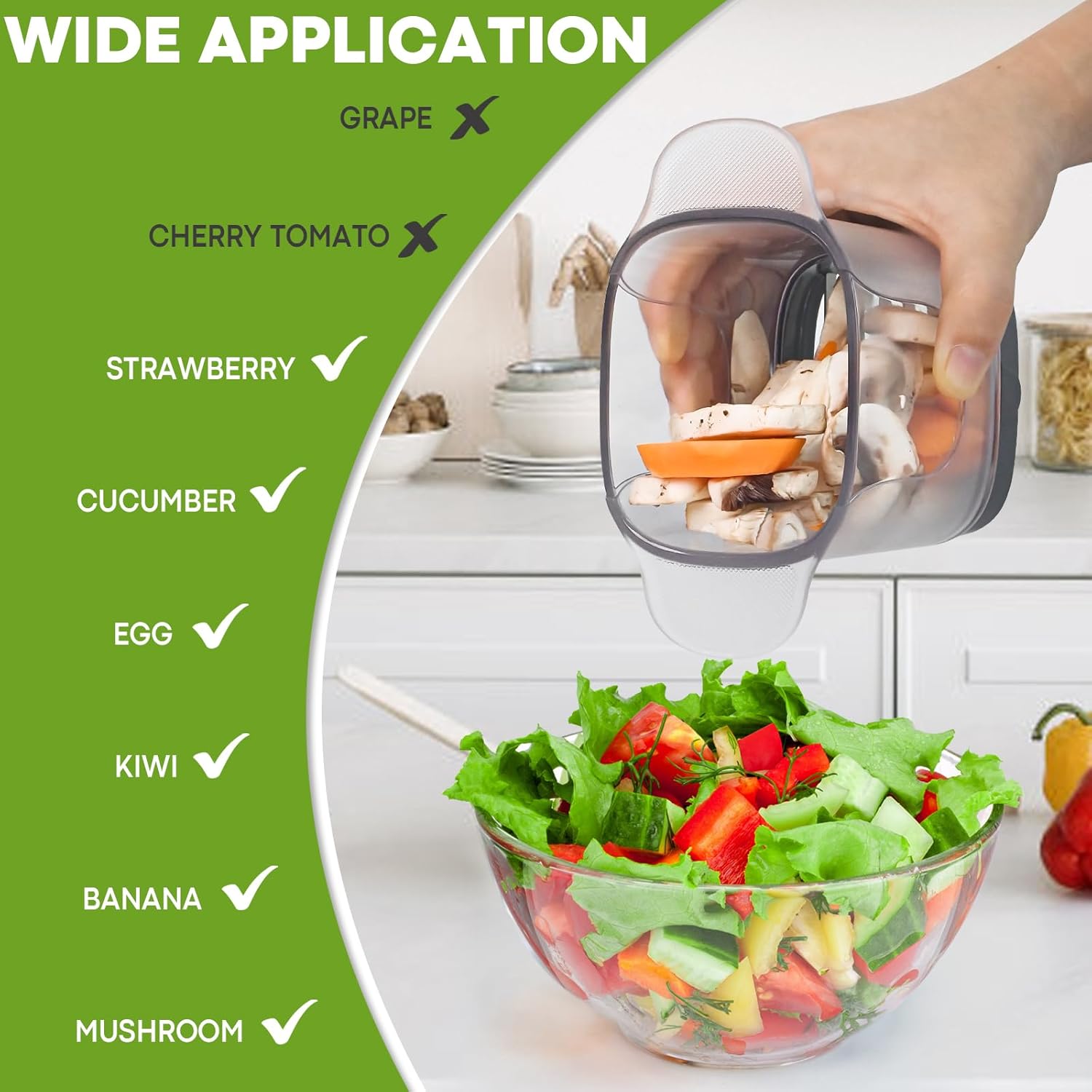 TMEDW Premium Fruit Slicer with Cleaning Brush