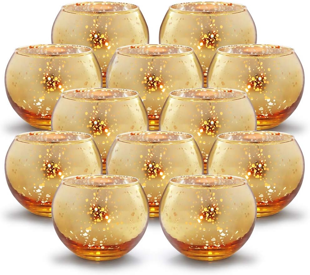 Votive Candle Holders 12-Piece Set