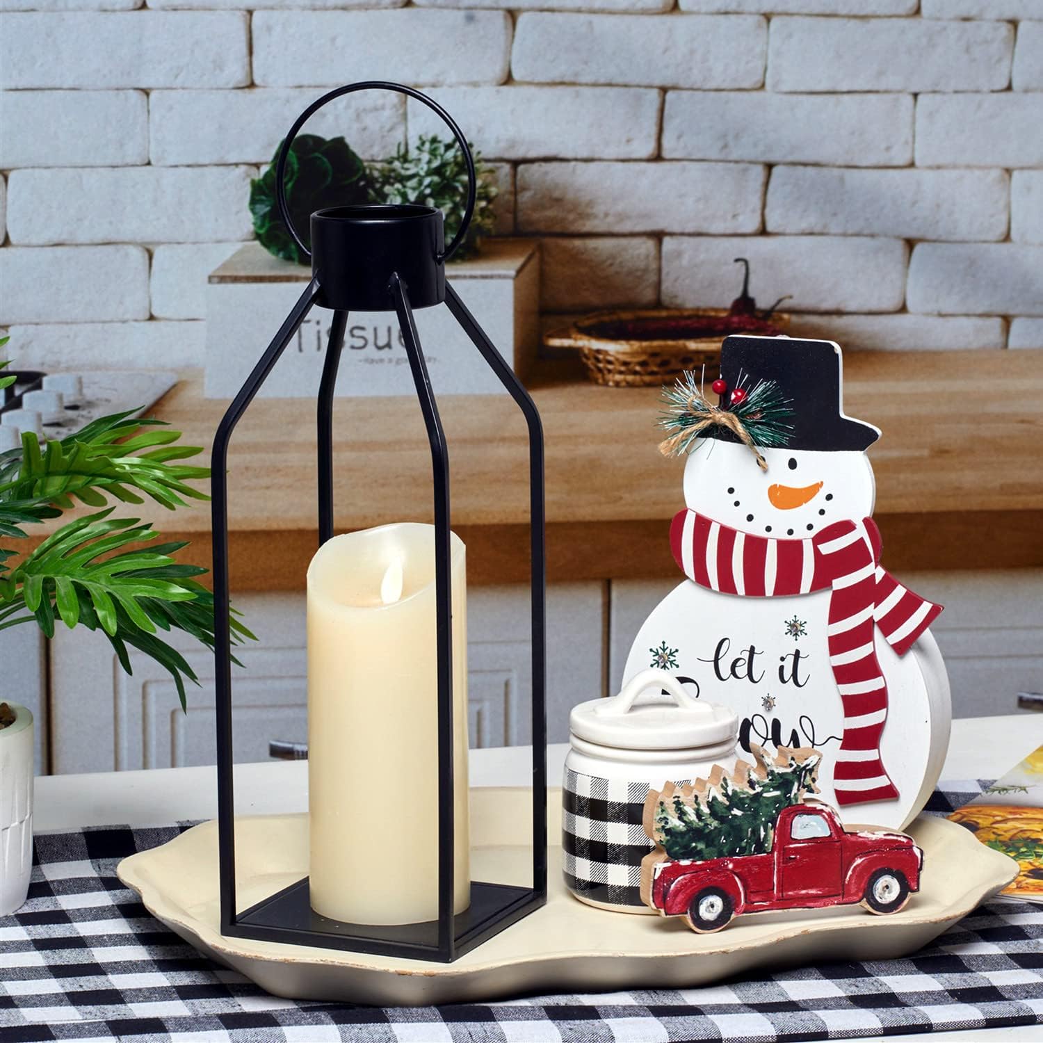 HPC DEC R - Happy Place candle lantern