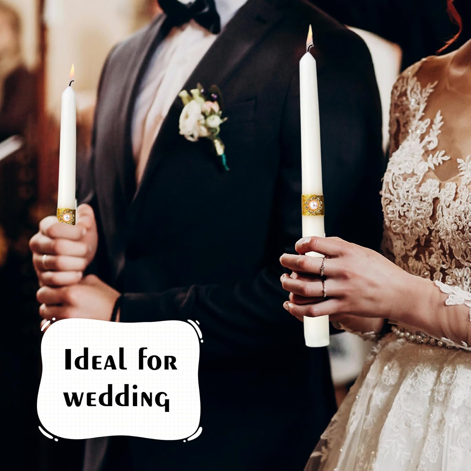 Elegant Union Candle Set for Weddings