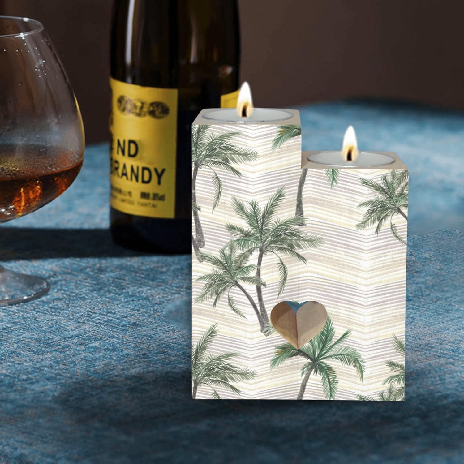 Suumo Heart Candle Holder Set for Home Wedding Party