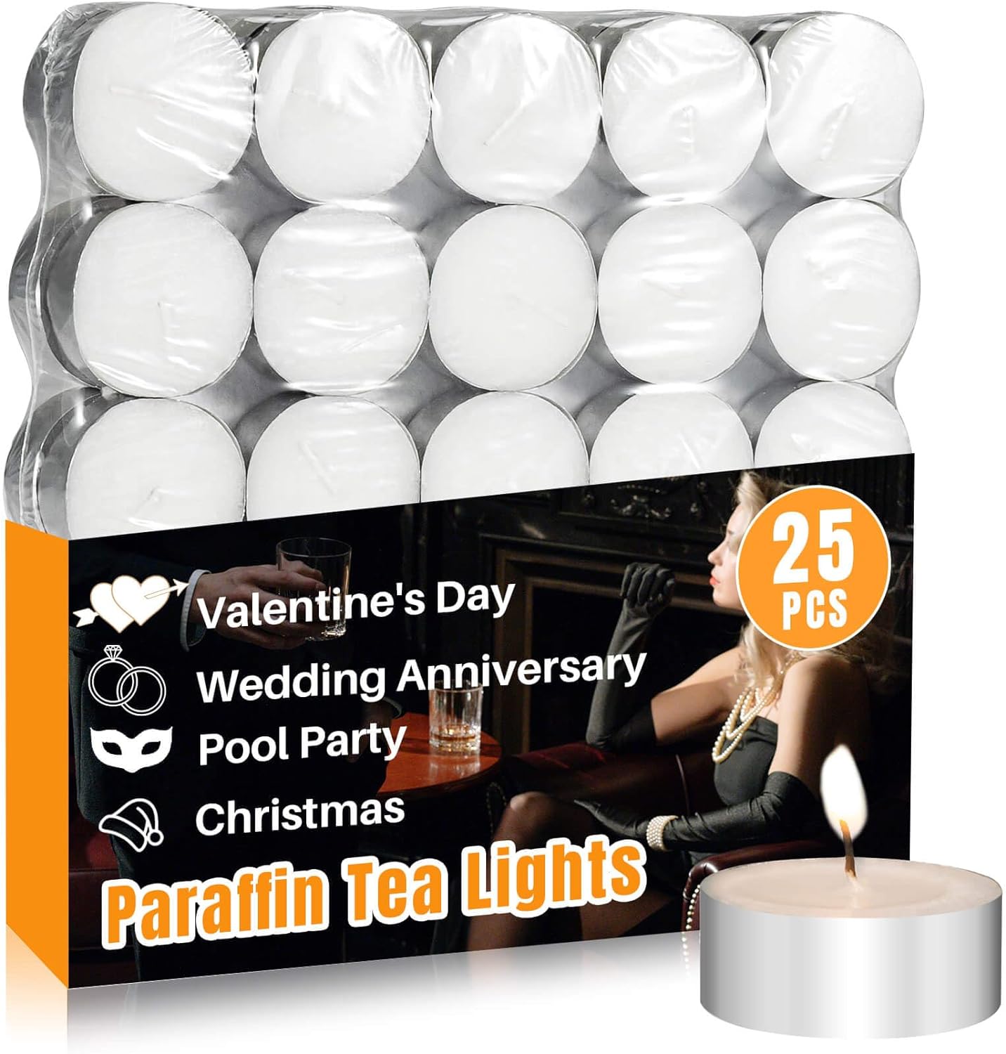 Mini Tea Lights for Home Pool and More