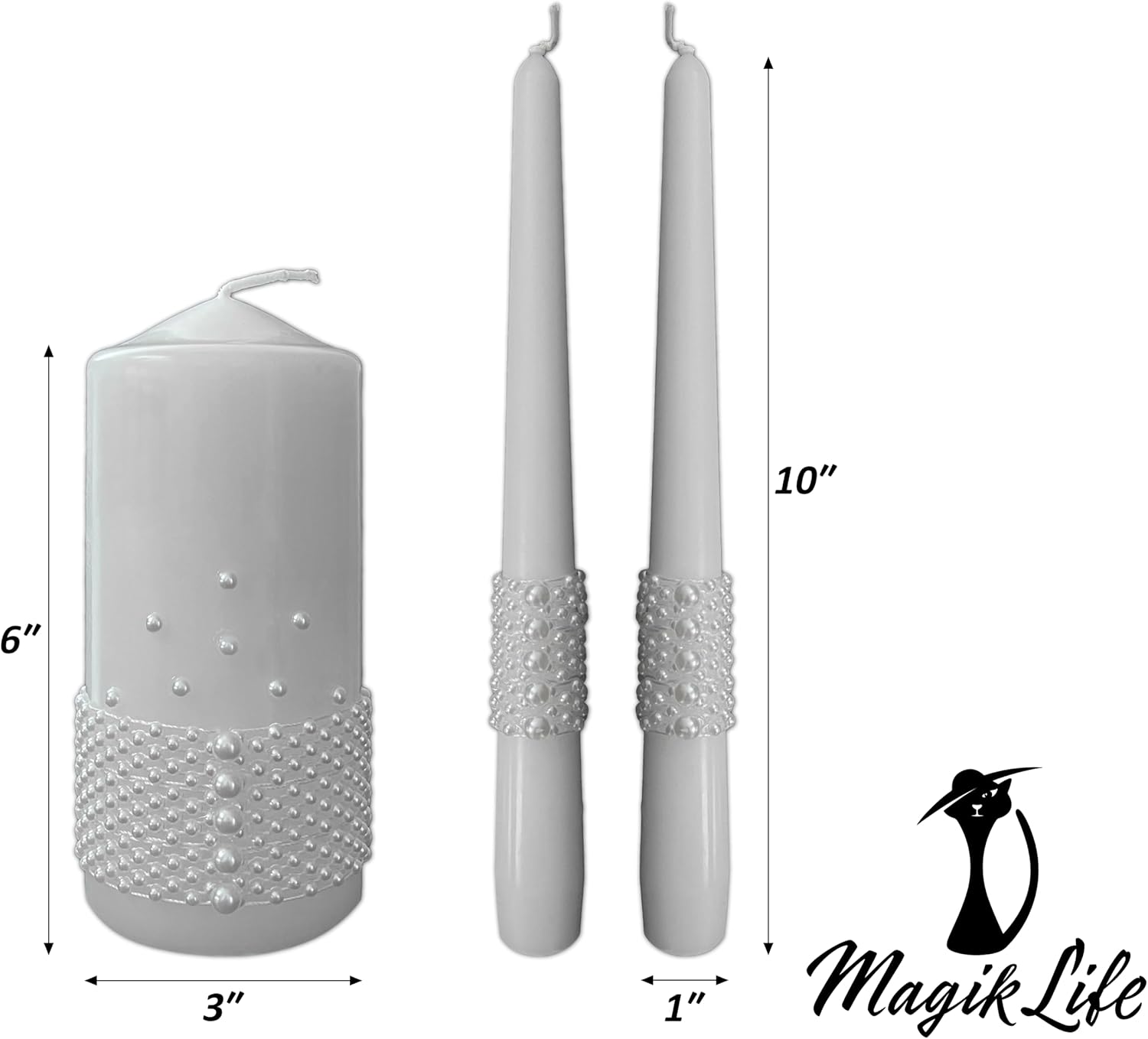 Eco-Friendly Wedding Candle Set - Perfect for Weddings Receptions
