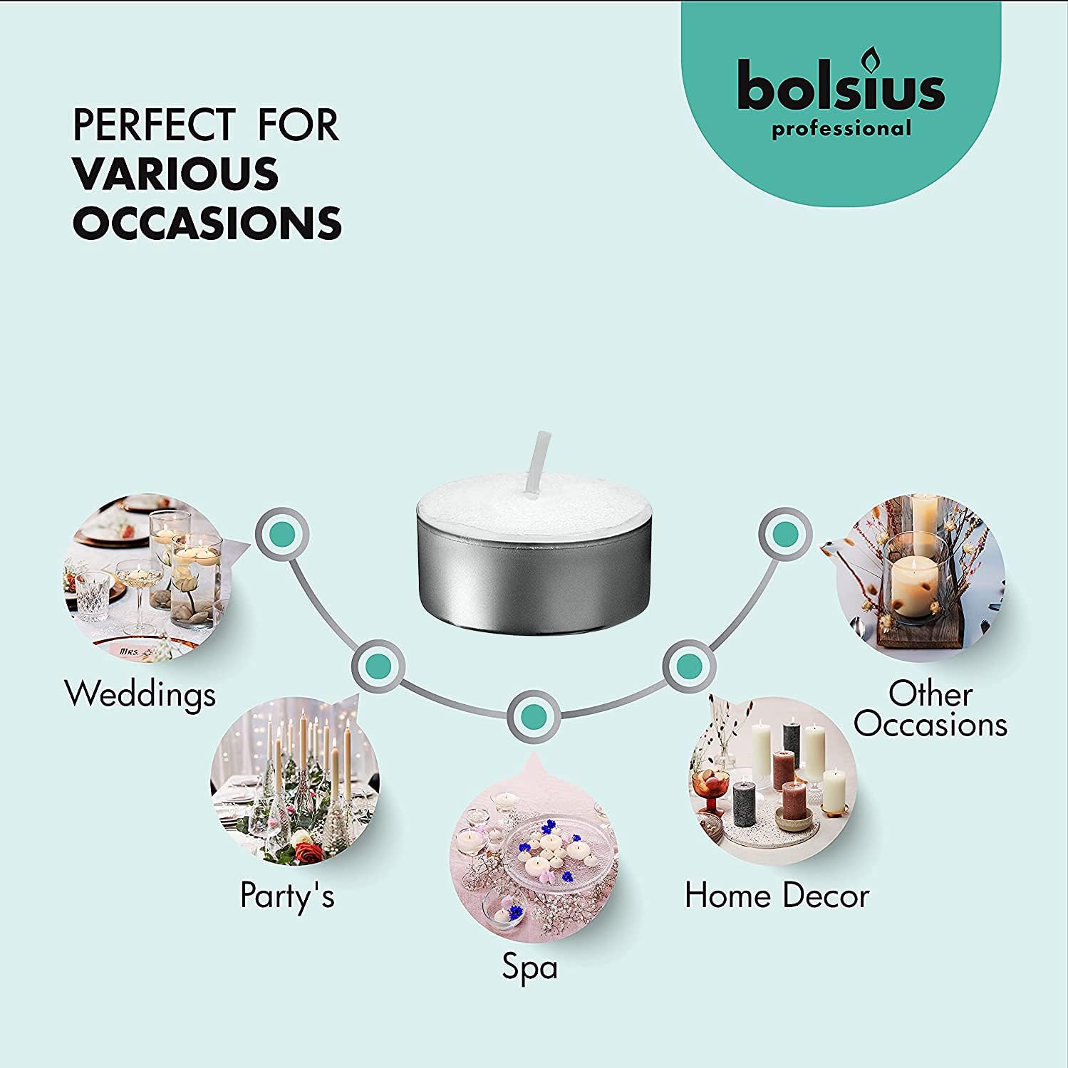 Bolsius Bulk Tea Lights