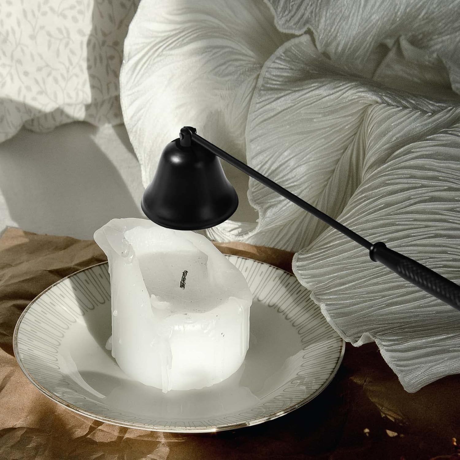 Candle Snuffer with Long Handle Reliable extinguisher for candles