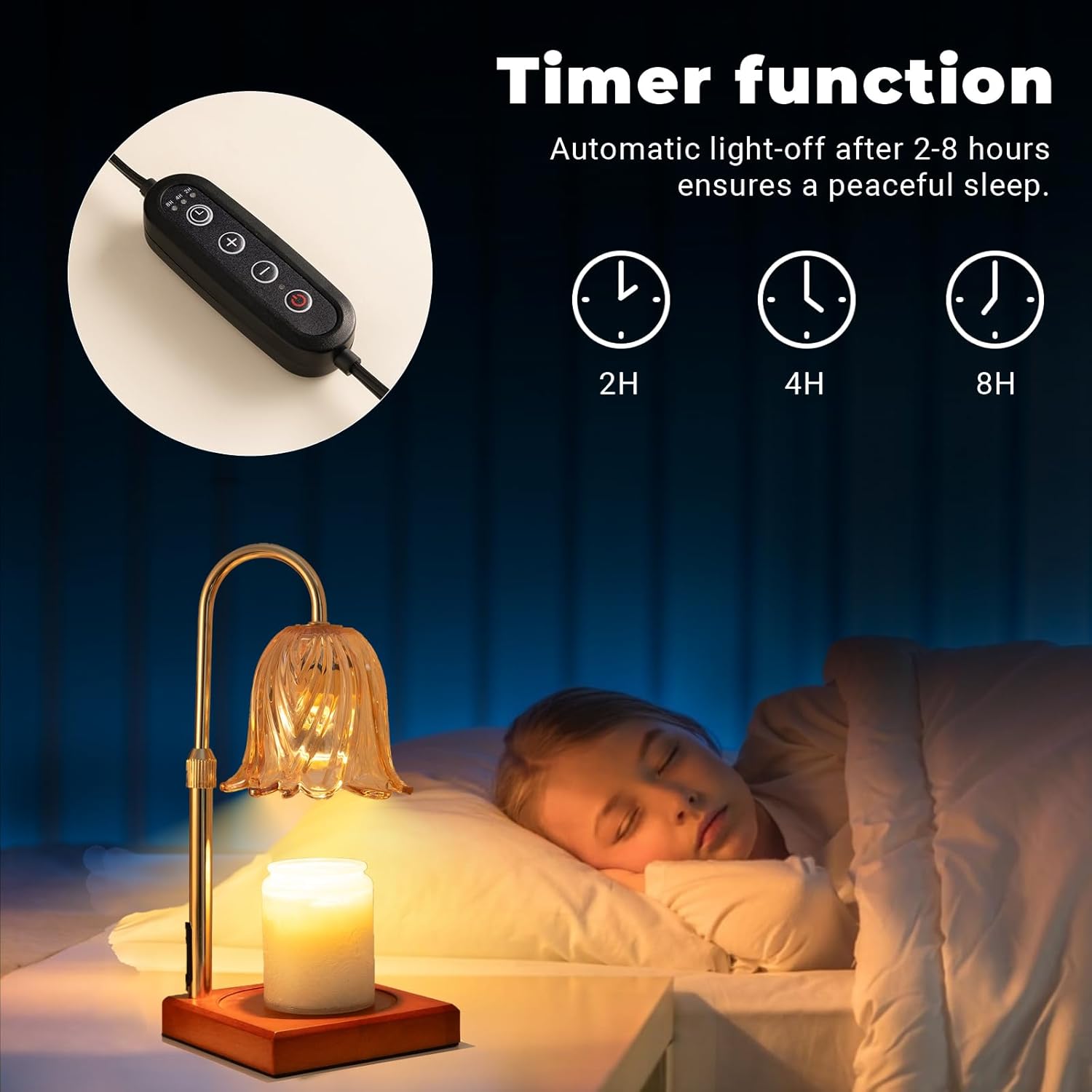 GODONLIF Candle Warmer Lamp with Timer