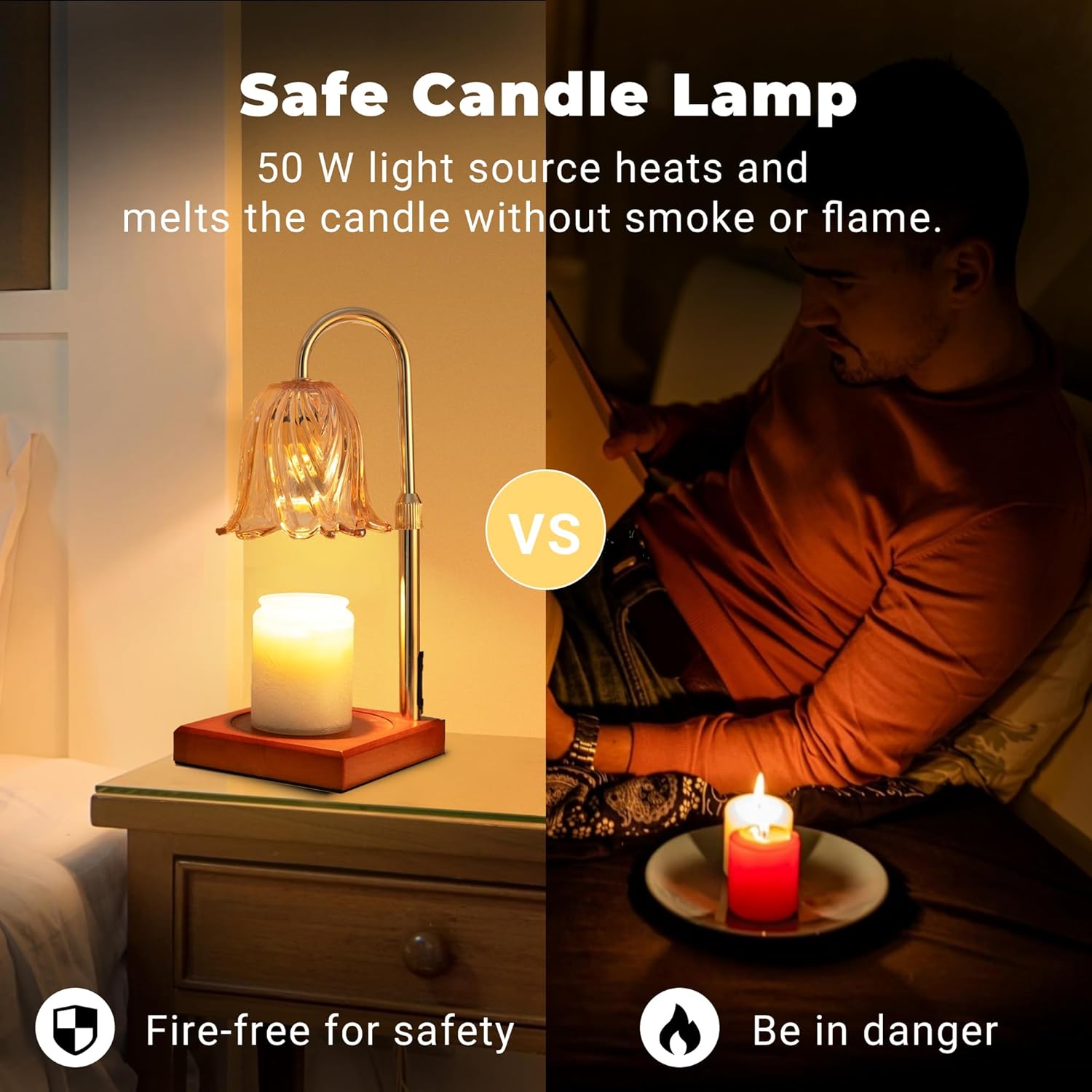 GODONLIF Candle Warmer Lamp with Timer