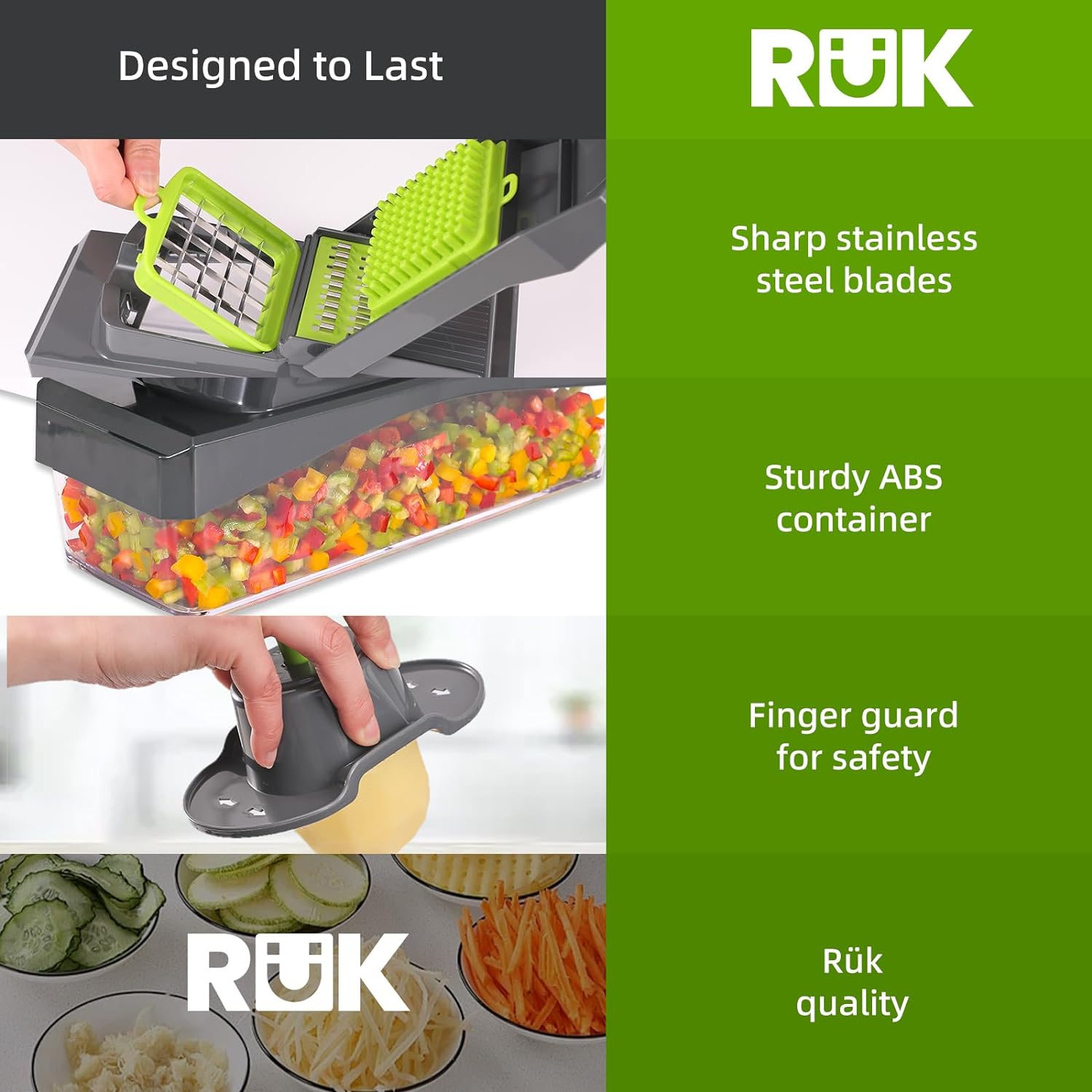 RK 10-in-1 Vegetable Cheese Slicer