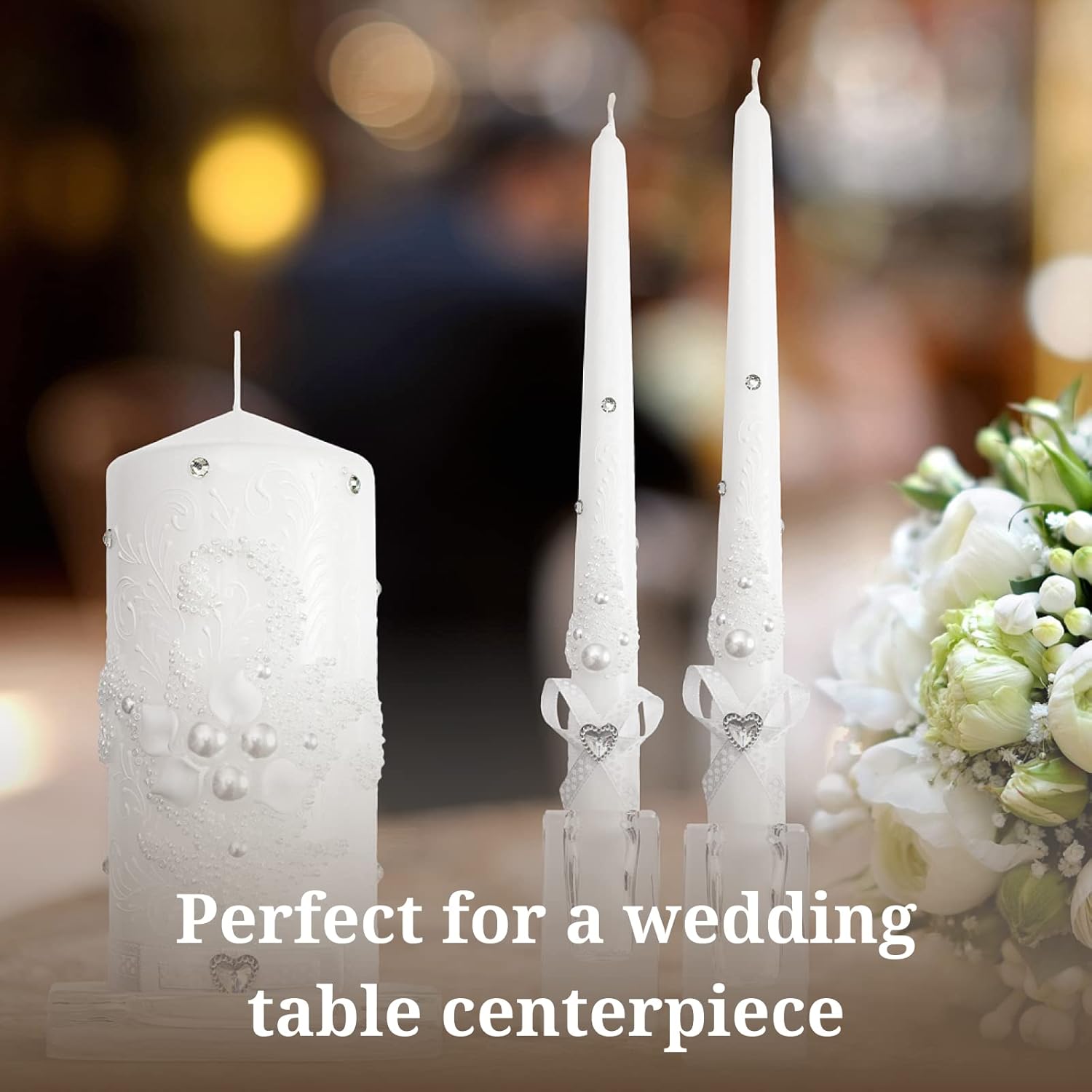 VABA Unity Candles Wedding Set