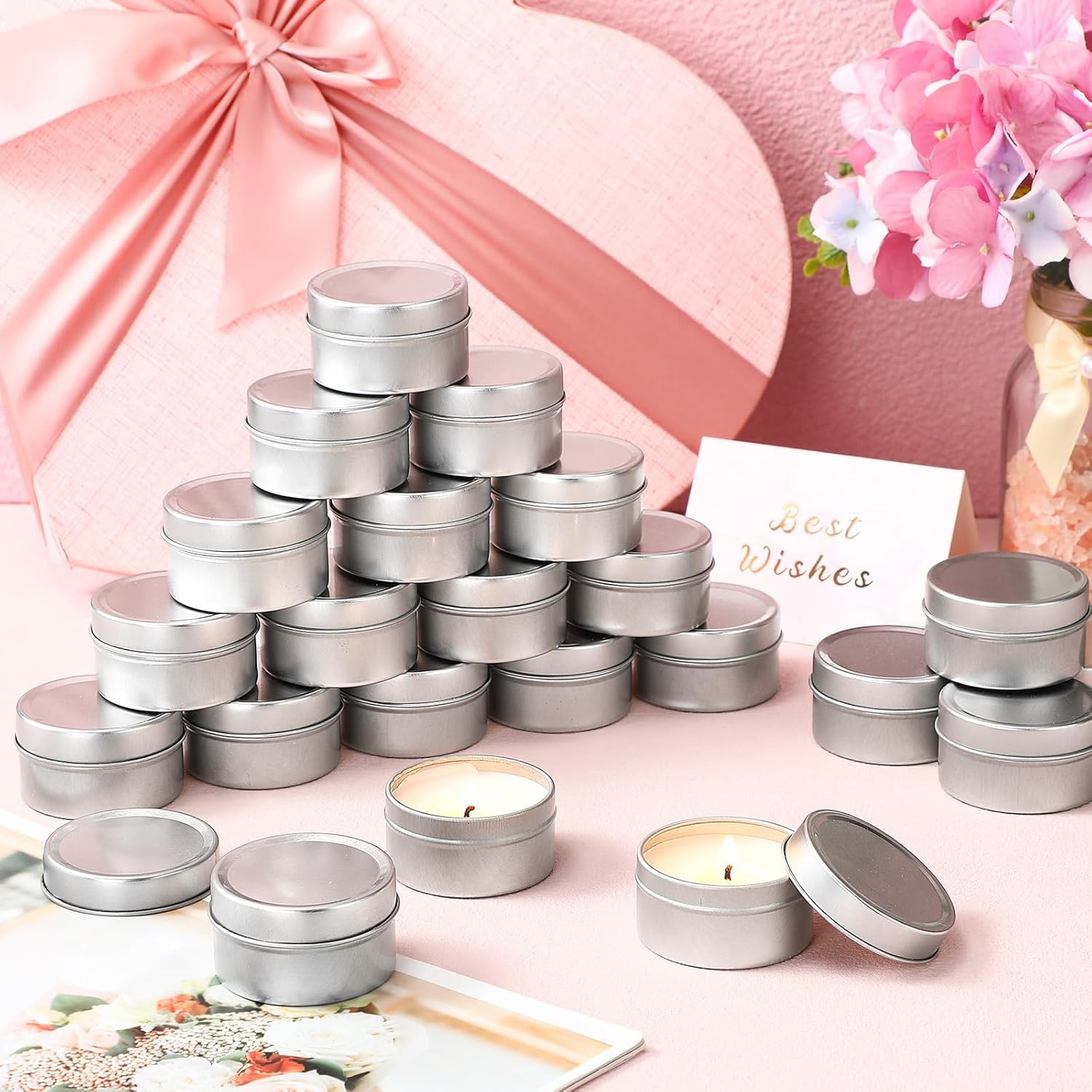24 Pcs Mini Candles Perfect for Parties