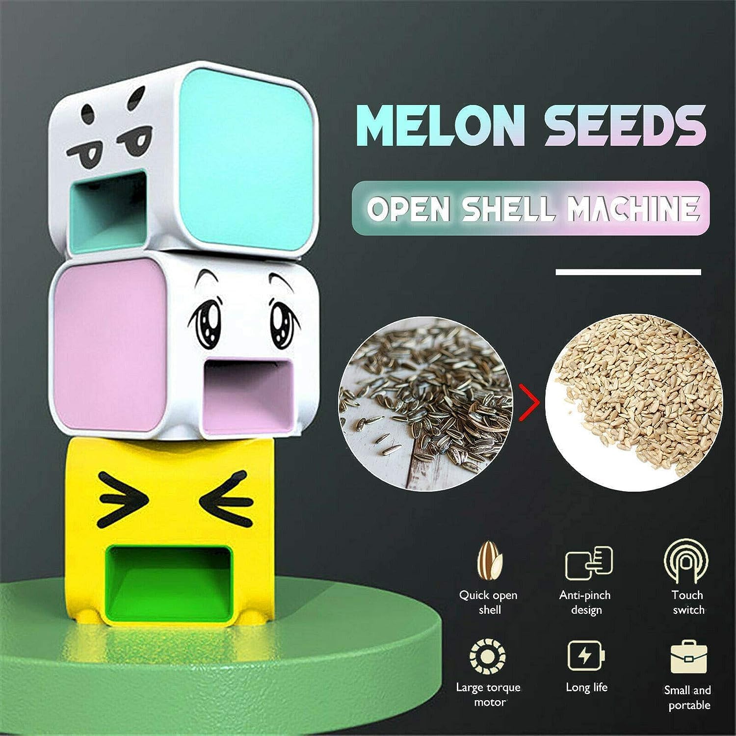 Sunflower Seed Peeler Machine Melon Seed Opener