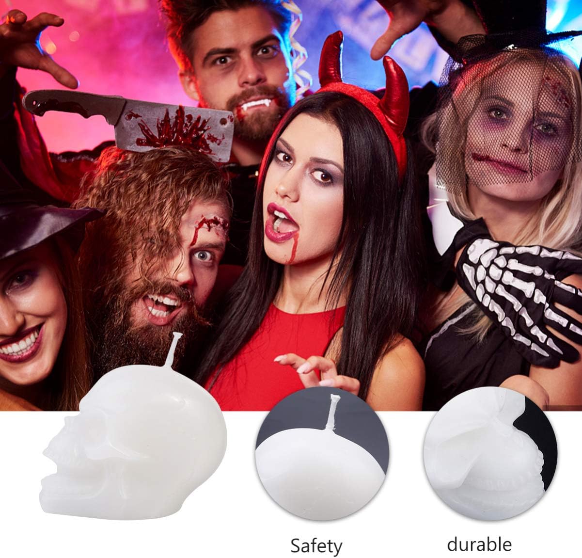 Skele overshadow Spooky Halloween Table Centerpieces for Trick or Treat