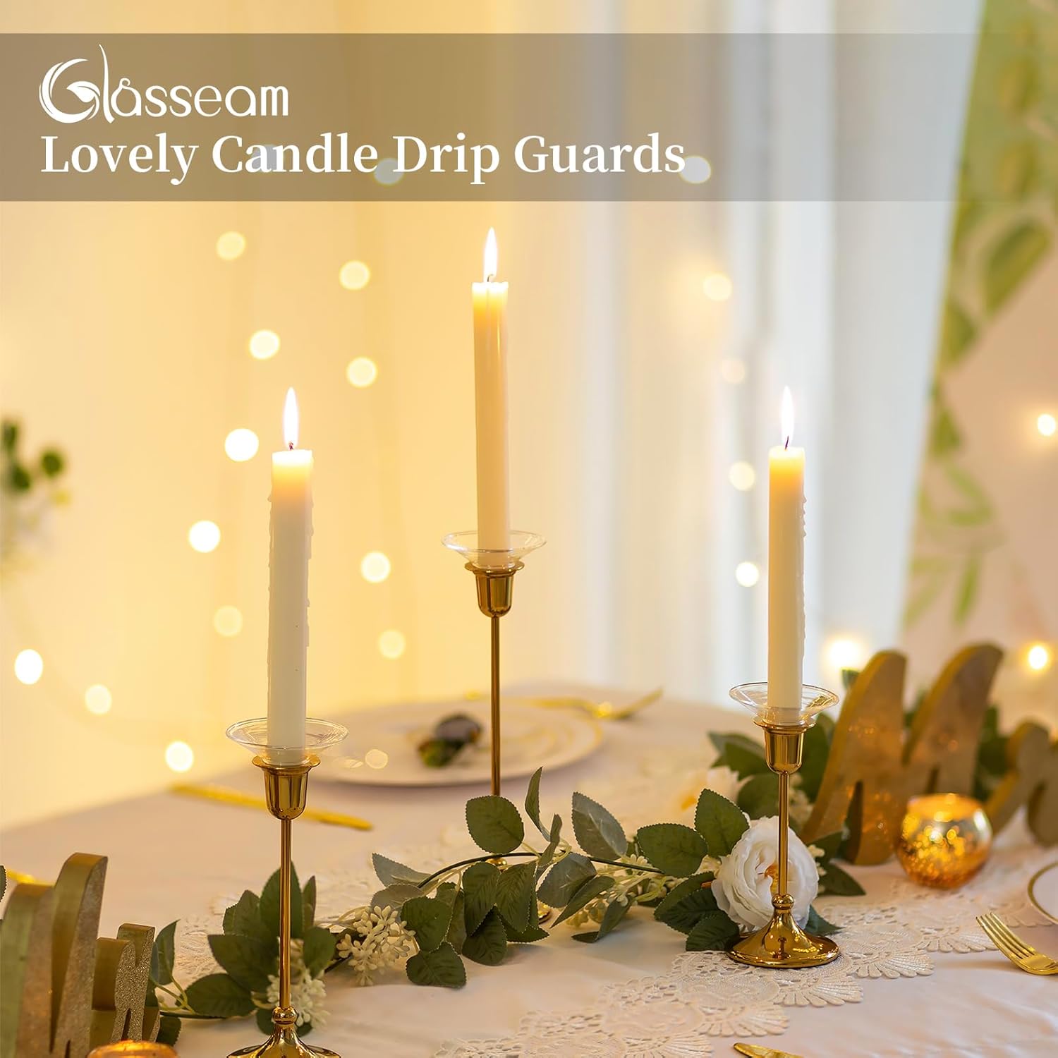 Candle Drip Catchers for Tapered Candles