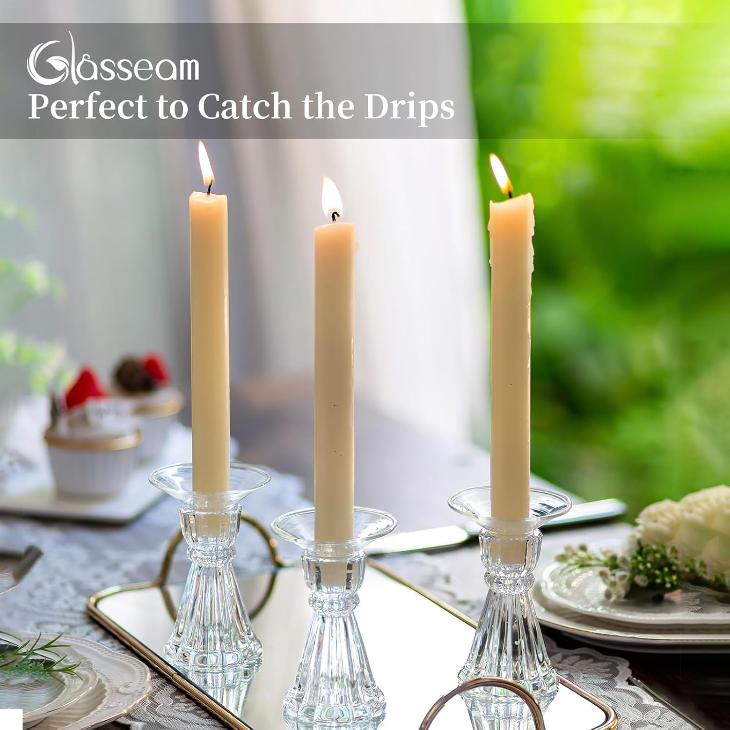 Candle Drip Catchers for Tapered Candles