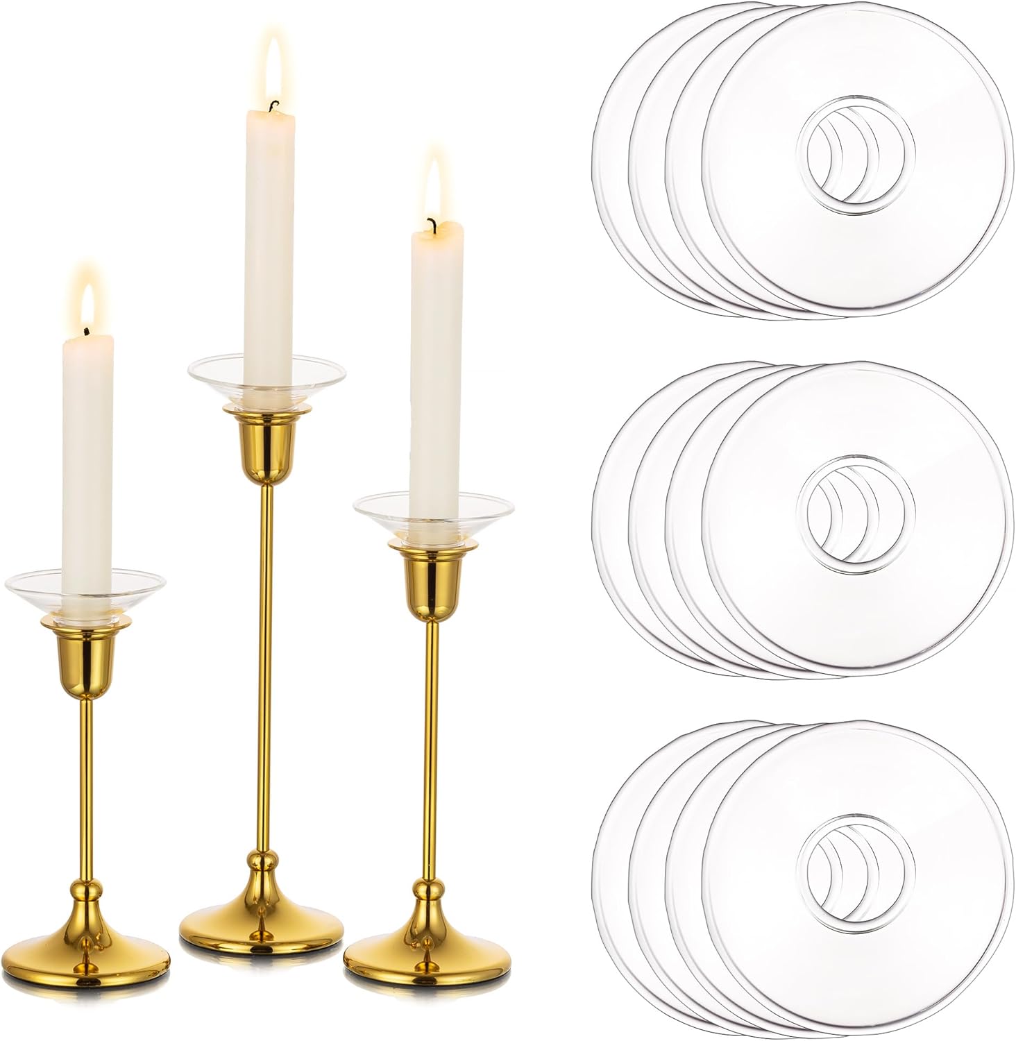 Candle Drip Catchers for Tapered Candles