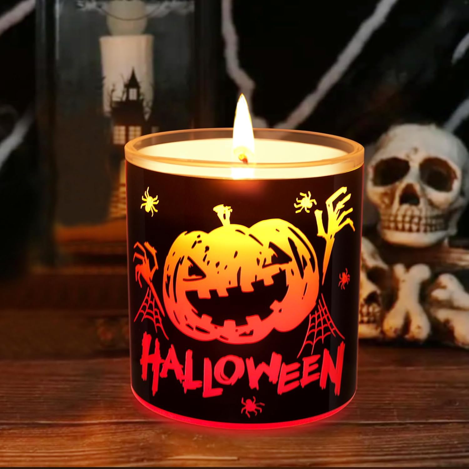 Pumpkin Scented Candles Halloween Decor for Home