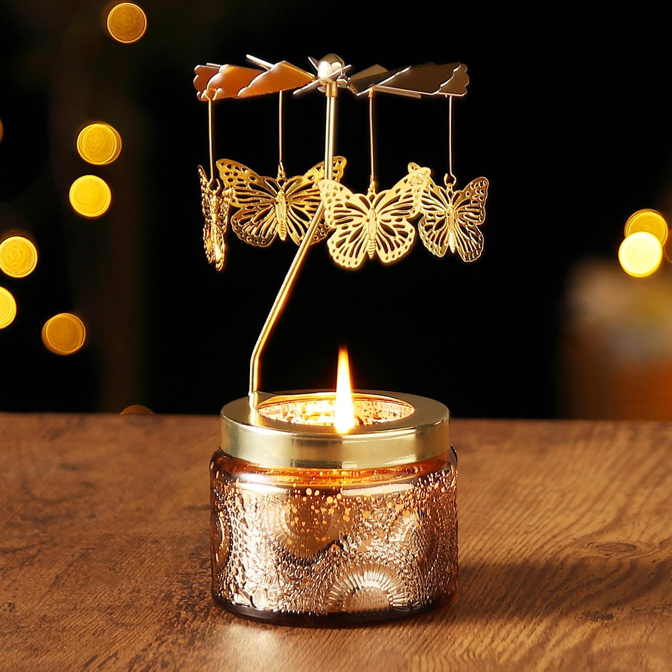 DAISRED Rotating Scented Candle Gift for Women
