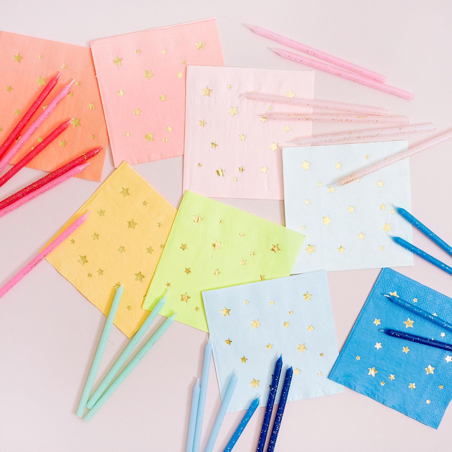 Meri Meri Glitter Birthday Candles Pack of 24 575 Tall