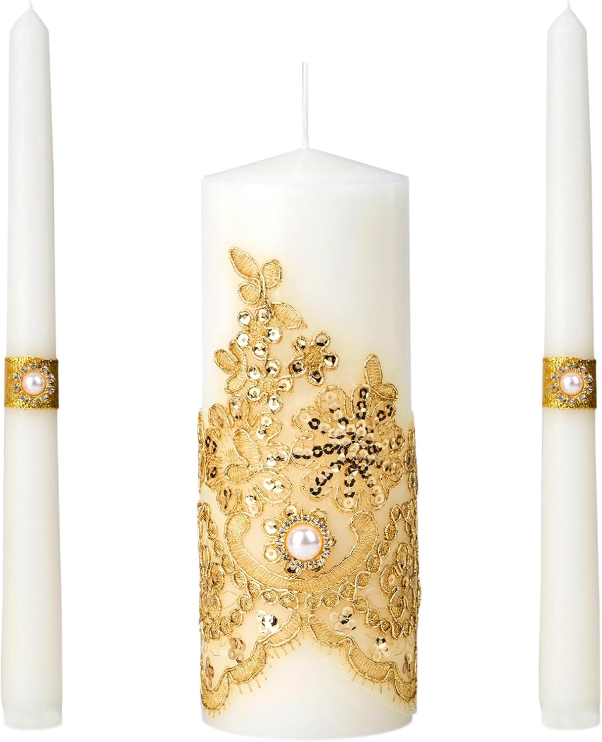 Elegant Union Candle Set for Weddings