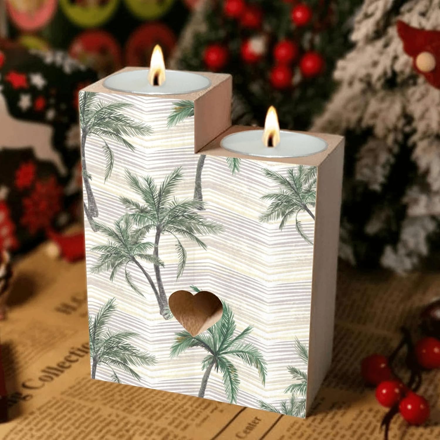 Suumo Heart Candle Holder Set for Home Wedding Party