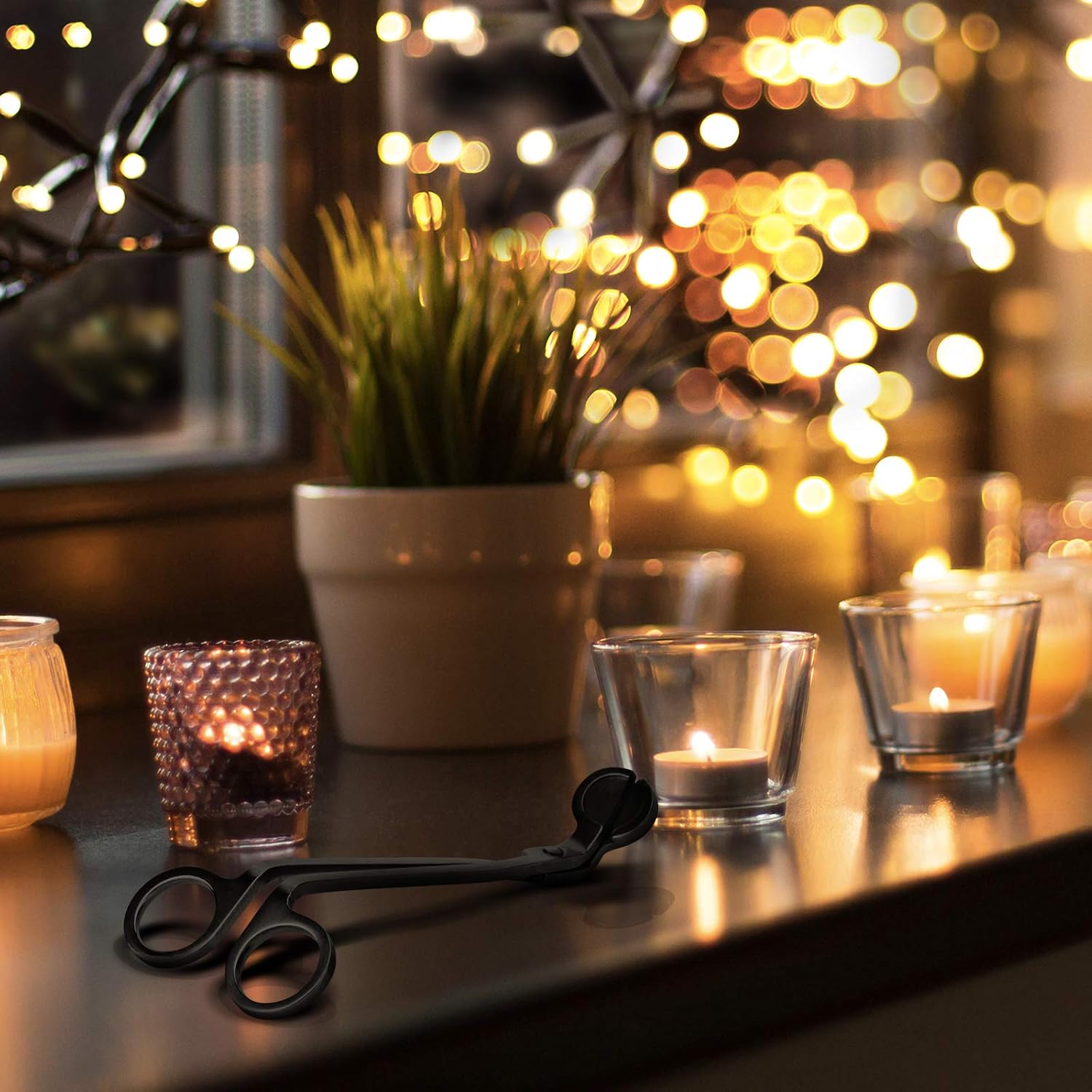 Stainless Steel Candle Wick Trimmer by ChefbEE - Effortless Deep Candle Cutting