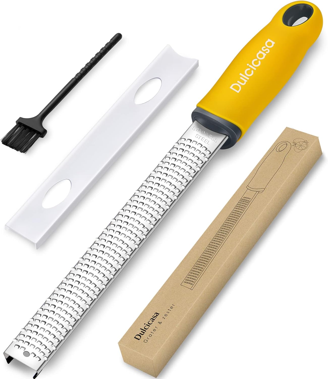 Zest Up Your Day with the DulcicaSA Premium Stainless Steel Lemon Zester Grater