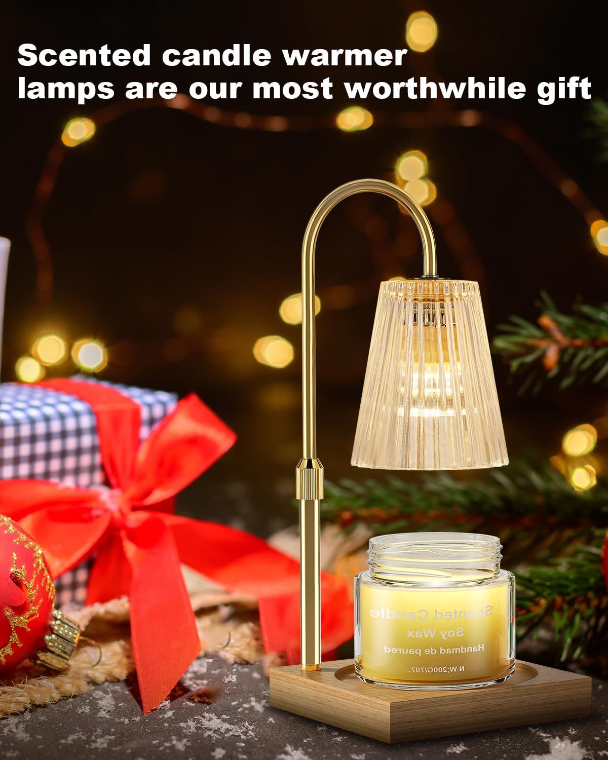 Soo canceled Candle Warming Lamp Adjustable Height