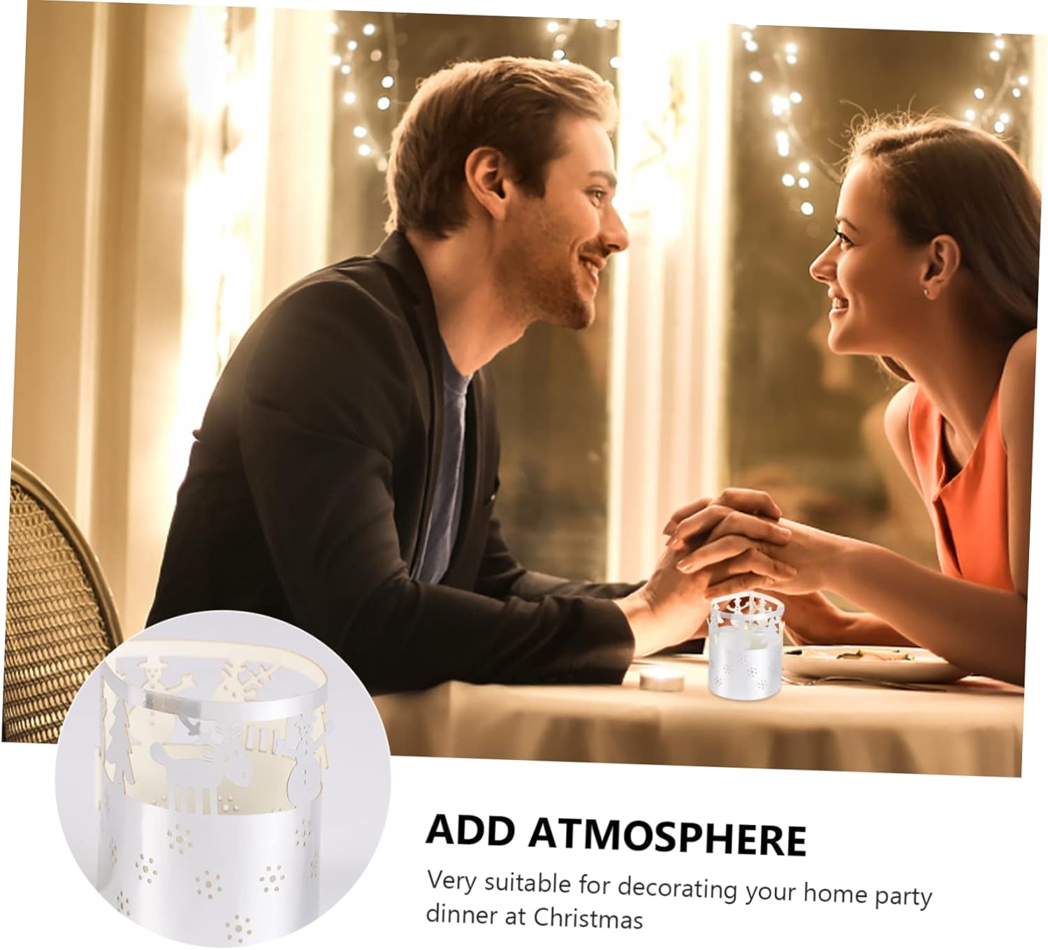Goohochy 50-Piece Xmas Snowflake Paper Lampshade