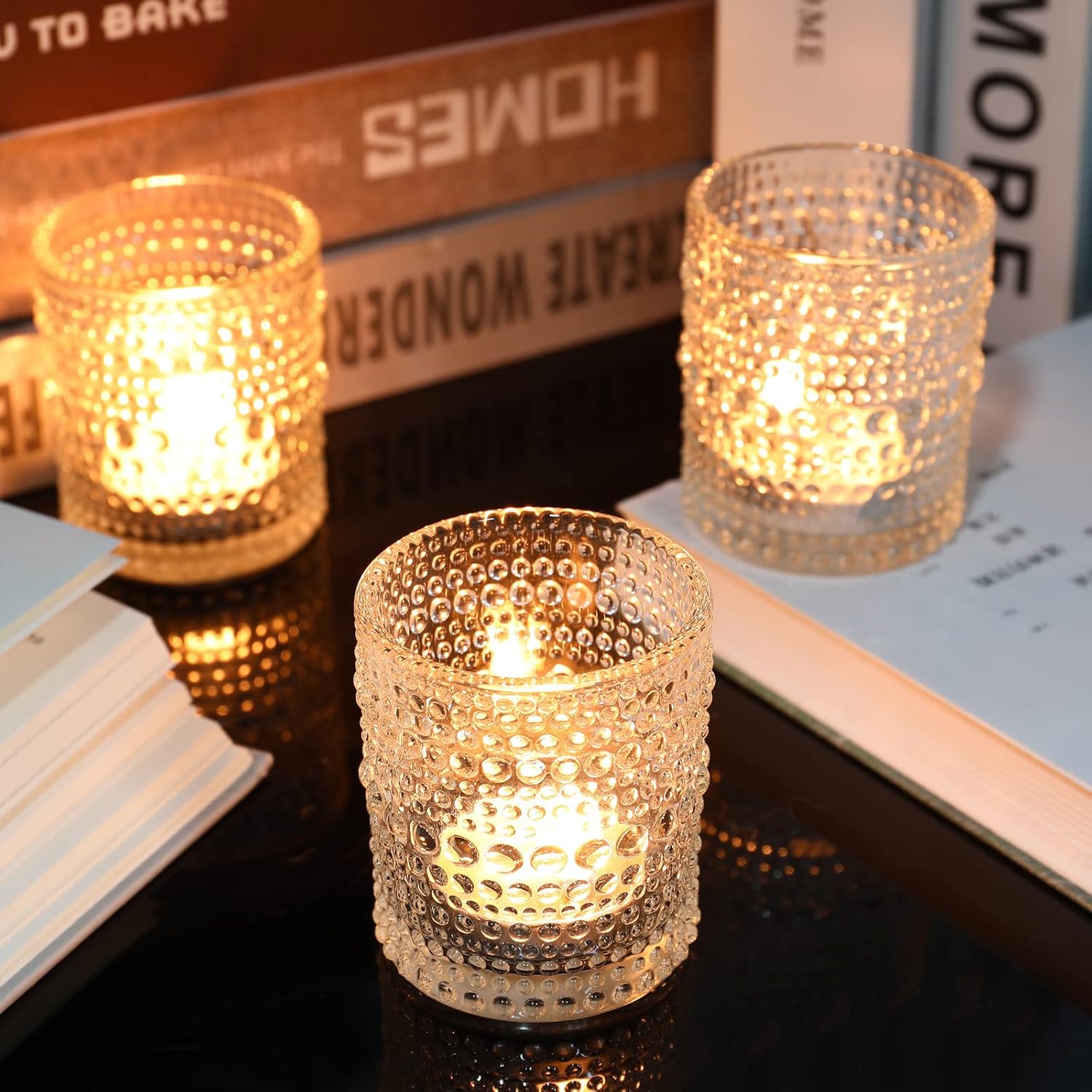 24-Piece Tea Light Candle Holders Set