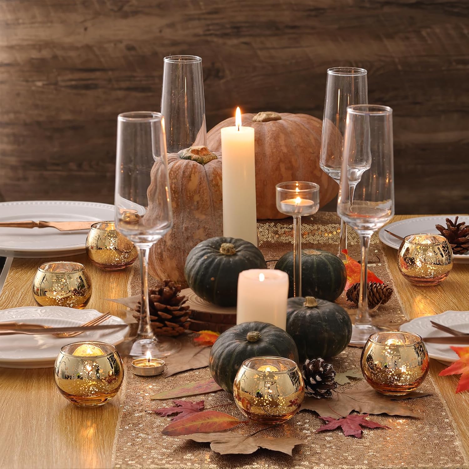 Votive Candle Holders 12-Piece Set