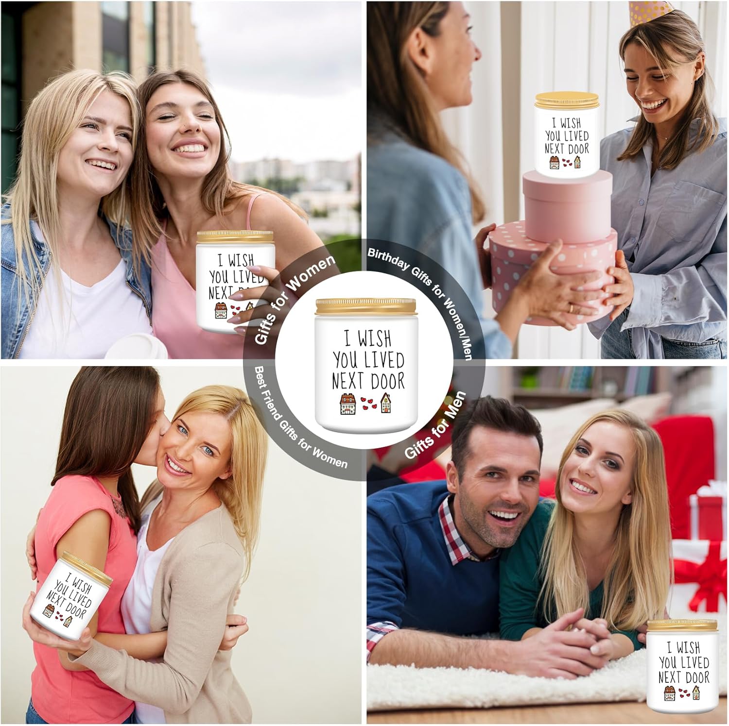 Homsolver Jar Candle Aromatherapy Candle for Women
