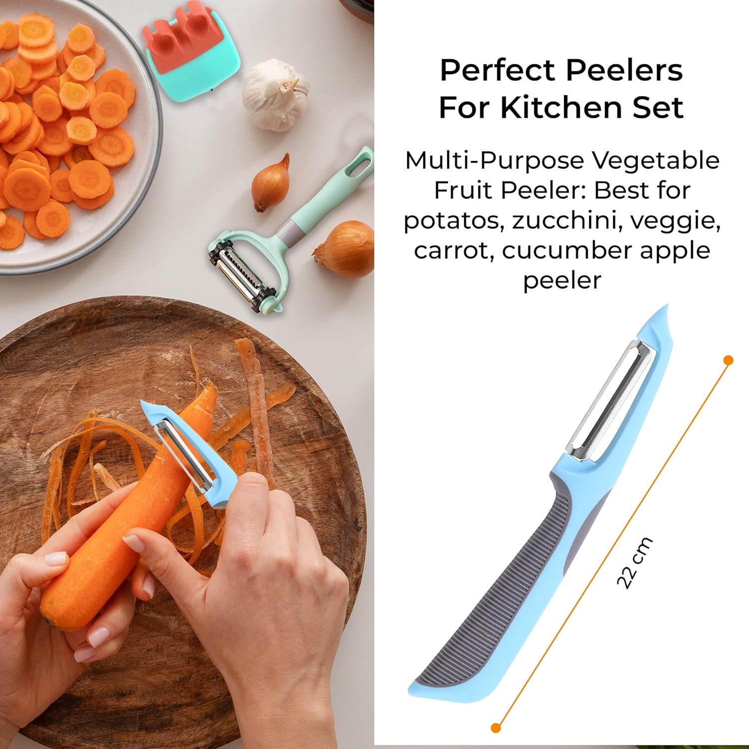 Brilliance 3 in 1 Vegetable Peeler Set
