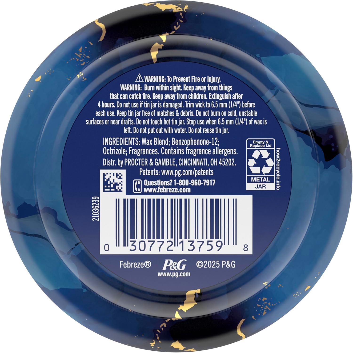 Fresh Ocean Candle 11oz 4 Wick