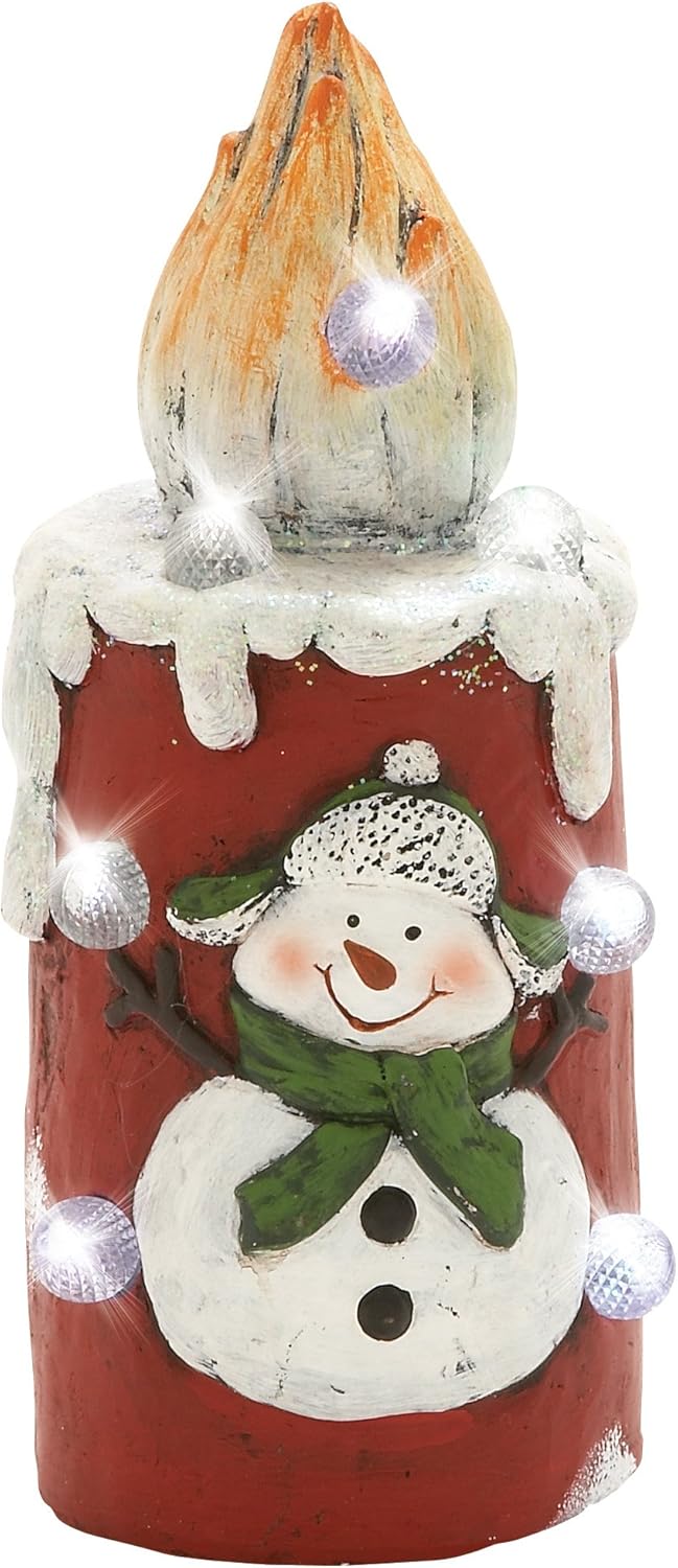 Join the Winter Warmth 76764 LED Snowman Candle Set