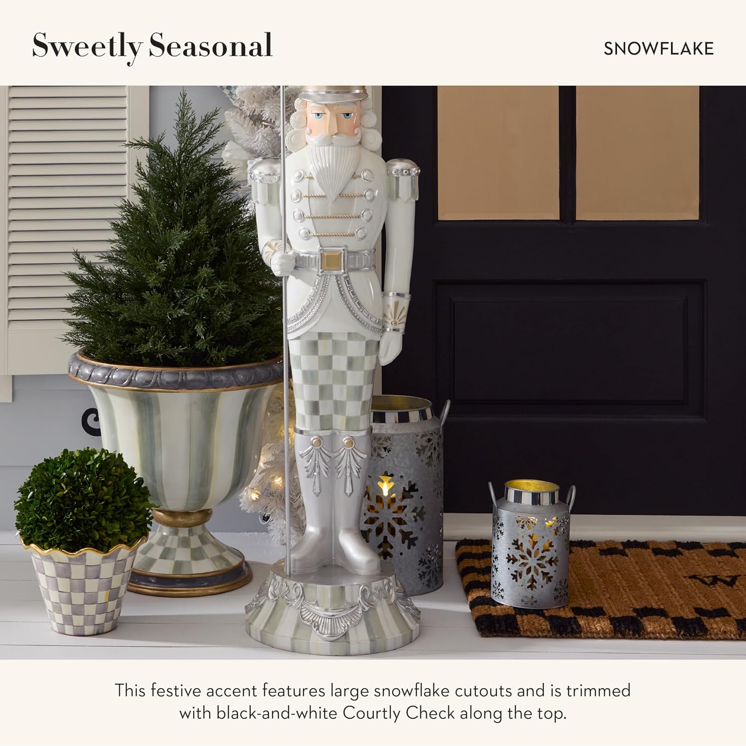 Step into the holiday spirit with our unique Snowflake Lantern