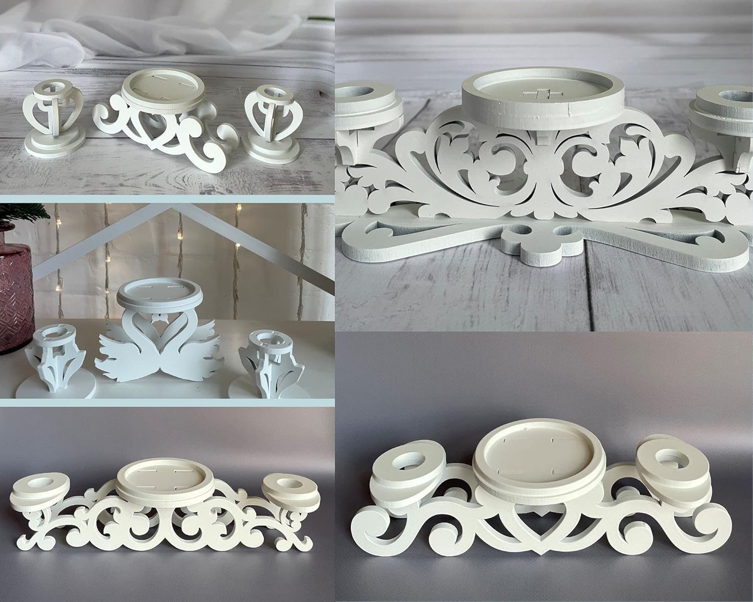 Elegant Unity Candle Holder Set