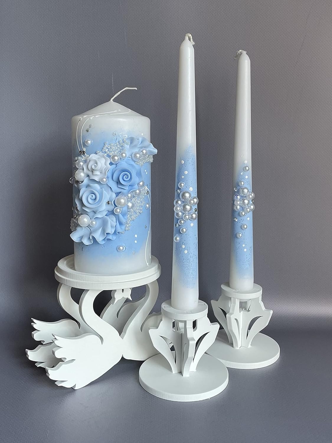 Elegant Unity Candle Holder Set