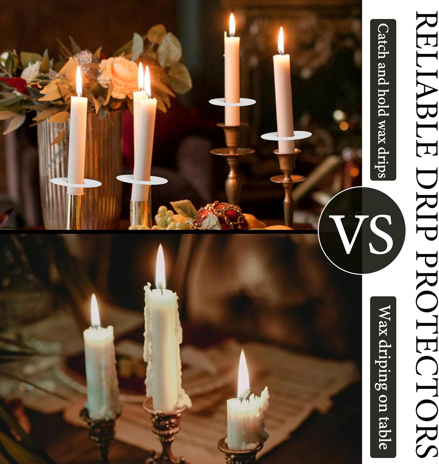 Breakthrough Drip Protection for Taper Candles