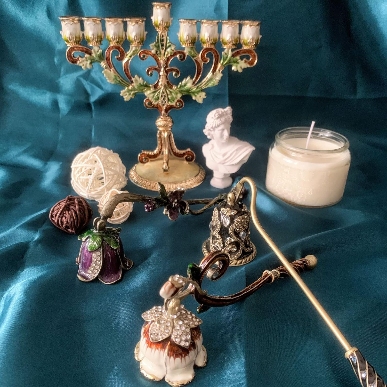 Unique Metal Candle Snuffer for Hanukkah Christmas and More