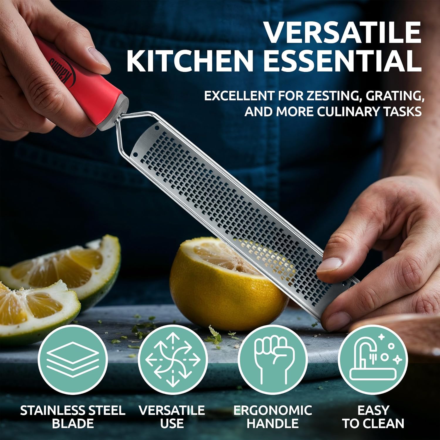 Essence of Elegance - Lemon Zester Parmesan Grater Set