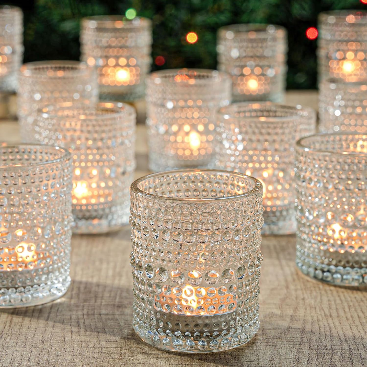24-Piece Tea Light Candle Holders Set