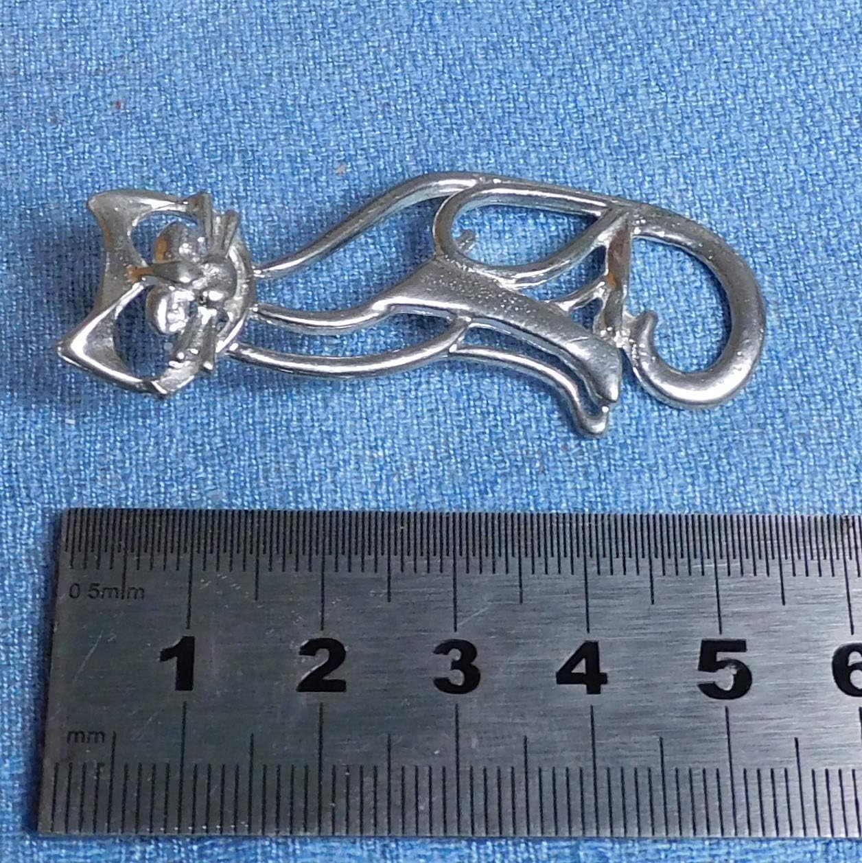 3-Piece Cat Candle Pin Set Fine Pewter by William Sturt