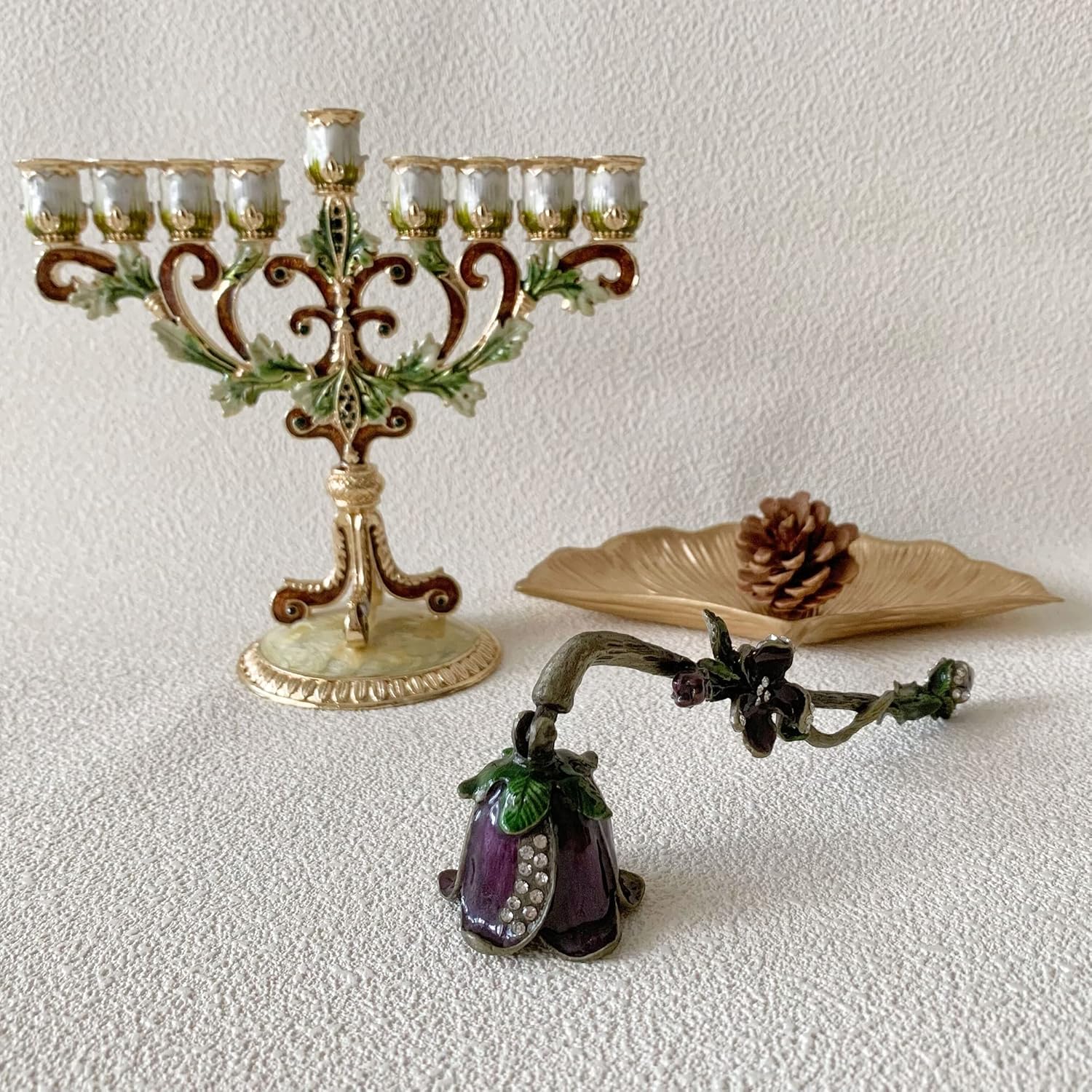 Unique Metal Candle Snuffer for Hanukkah Christmas and More